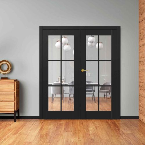 Notranja steklena dvojna vrata