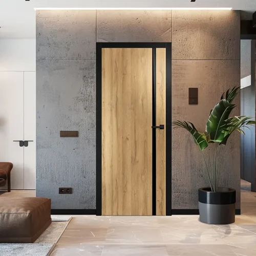 Moderna notranja vrata Galux v elegantnem sodobnem interierju